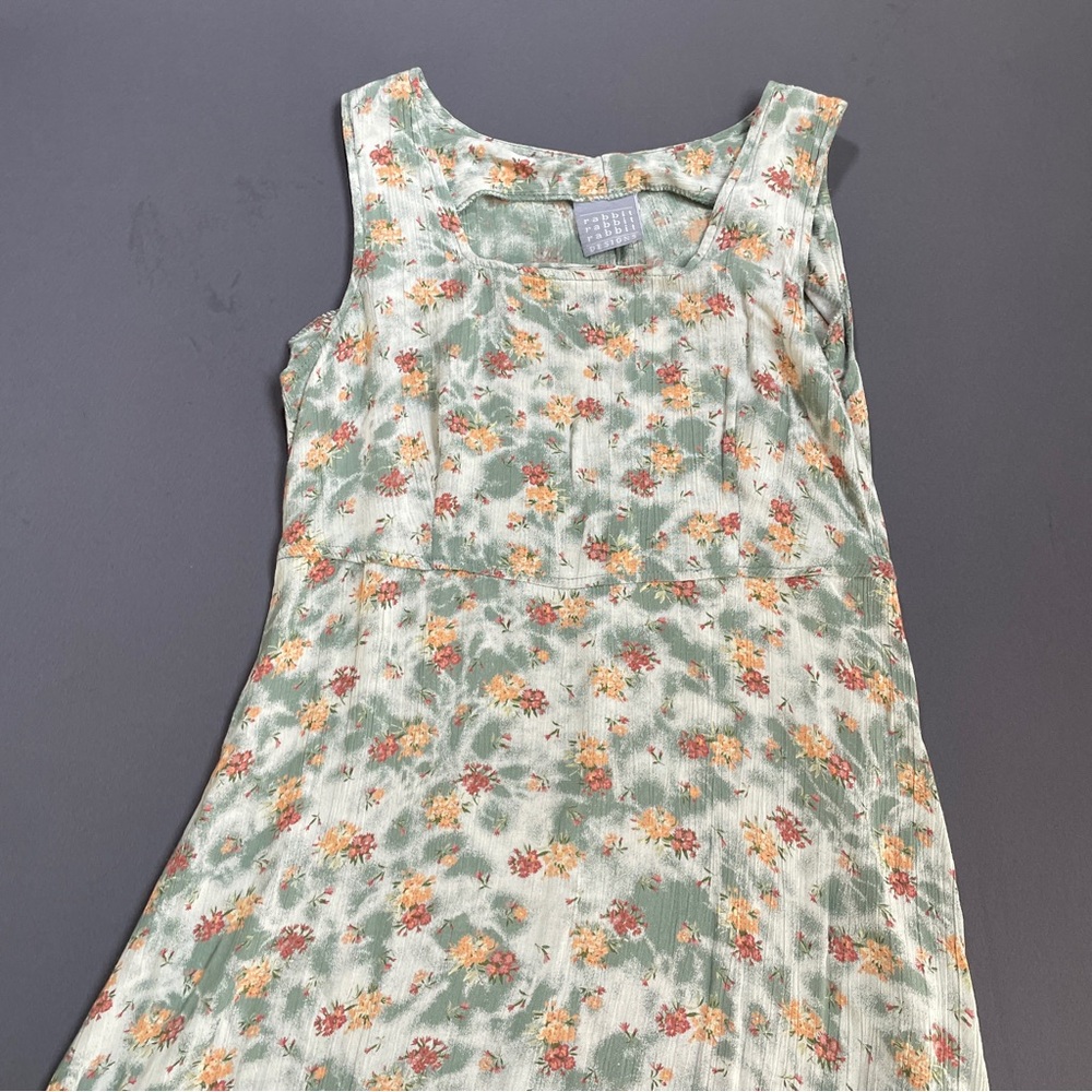 Rabbit Rabbit Rabbit Floral Maxi Dress - Green and Orange - Picture 2 of 11